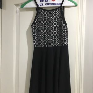Girl’s Lace A-line Little Black Dress-Size M 10/12